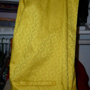 Banana Republic 6 bright yellow pants textured